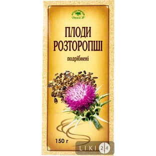 Добавка диетическая "аптека природы" №65 "плоды расторопши измельченные" пор. 150 г