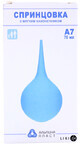 Спринцовка пластизольная поливинилхлоридная для ирригации и отсасывания жидкости из полости организма спп-альпина-пласт размер 7 уп. картон., тип А, мягк. наконечн.