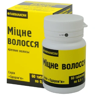 Добавка диетическая Крепкие волосы Здоровье табл. 0,5 г №60