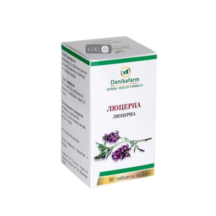 Люцерна таблетки 0,4 г, №90