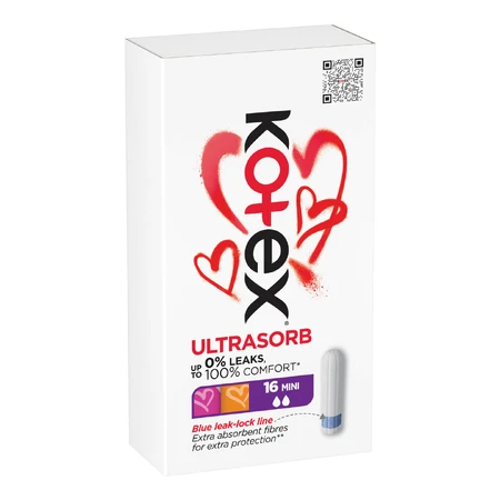 Тампони гігієнічні Kotex Mini 16 шт: ціни та характеристики