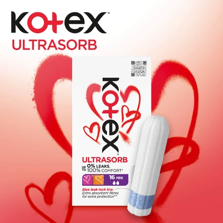 Тампони гігієнічні Kotex Mini 16 шт: ціни та характеристики