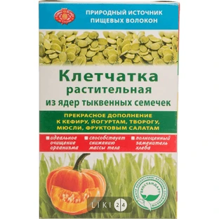 Клетчатка растительная из ядер тыквенных семечек, 190 г