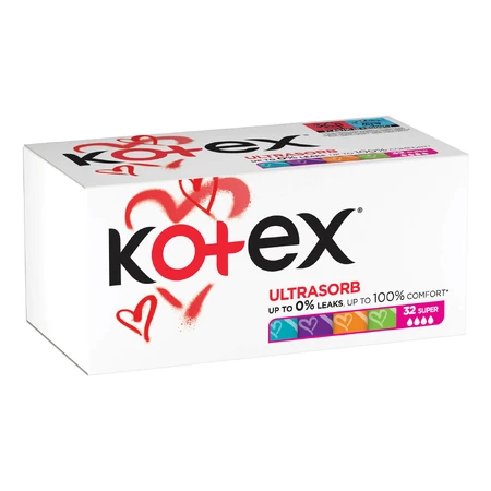 Тампони гігієнічні Kotex Super 32 шт: ціни та характеристики