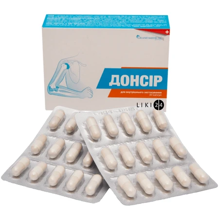 Донсір капс. №30: ціни та характеристики