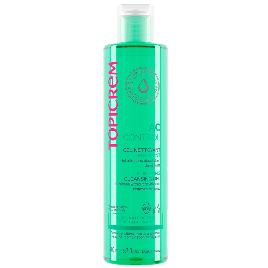 Гель Очищающий Себорегулирующий Topicrem AC Purifying Cleansing Gel, 200 мл: цены и характеристики