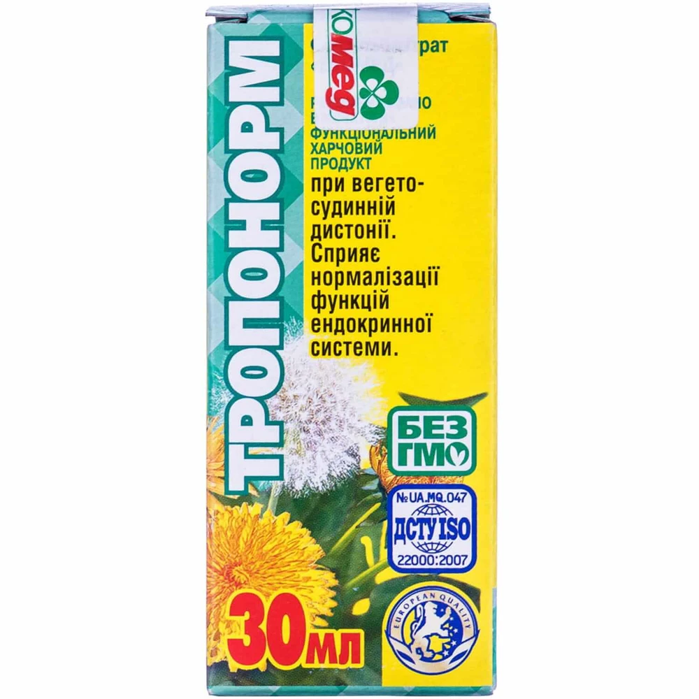 Фитоконцентрат Экомед Тропонорм флакон, 30 мл: цены и характеристики