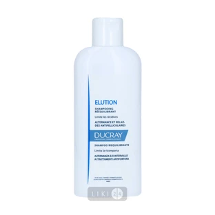 Шампунь Ducray Elution Захисний для частого використання для чутливої ​​шкіри голови, 200 мл флакон