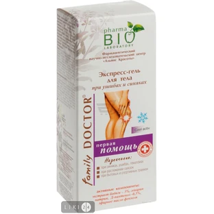 Експрес-гель Pharma Bio Laboratory family Doctor Для тіла при ударах і синцях, 75 мл