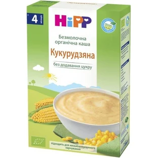 Детская каша HiPP Кукурузная органическая безмолочная,  200 г