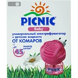 Электрофумигатор энф-031е +жидк.о/комар.Picnic Baby 30мл
