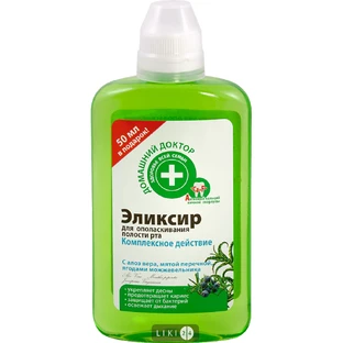 Эликсир Домашний Доктор для ополаскивания ротовой полости Комплексный уход 300 мл