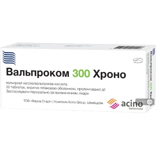 Вальпроком 300 Хроно табл. пролонг. п/о №30