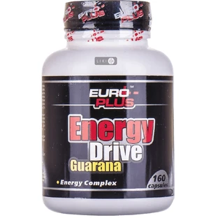 Енергетик Euro-Plus Energy Drive Guarana капсули, 160