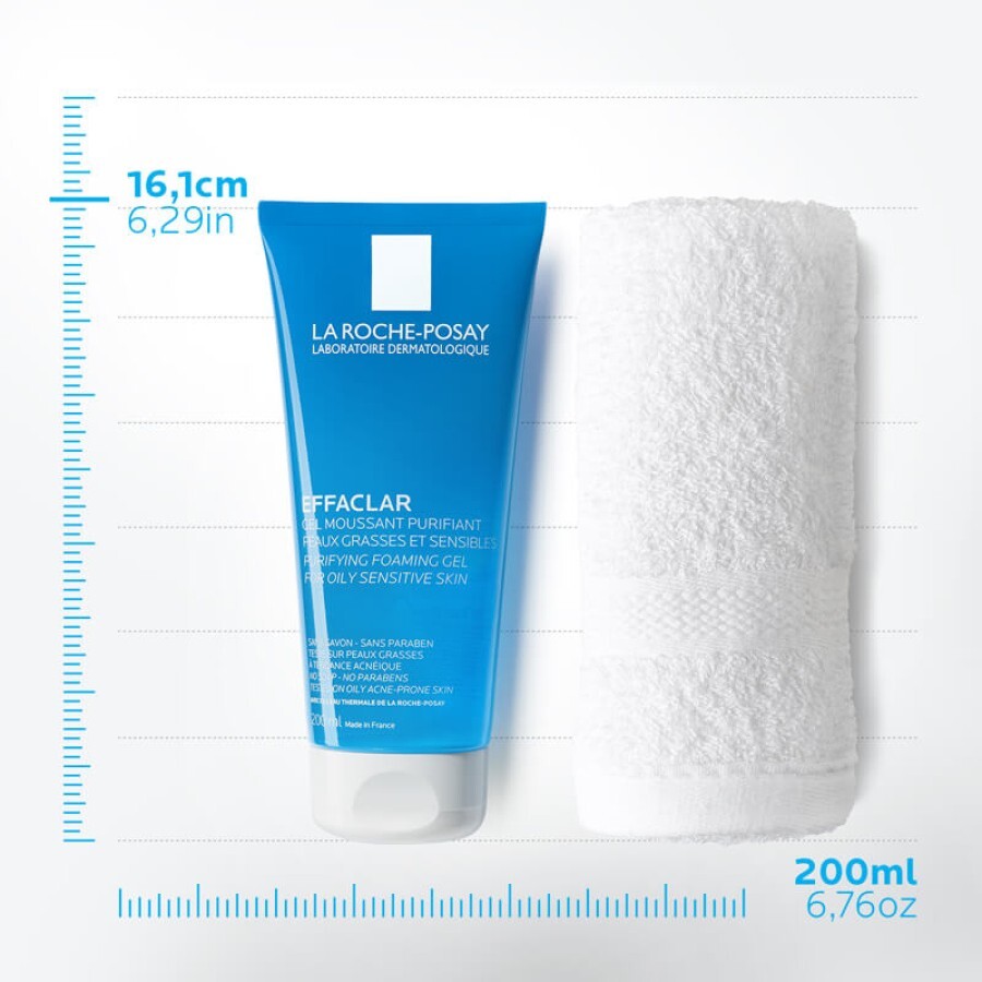 Гель-мусс La Roche-Posay Effaclar для очищения жирной проблемной кожи, 200 мл: цены и характеристики