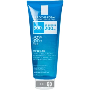 Гель-мус для вмивання La Roche-Posay Ефаклар для очищення проблемної шкіри, 300 мл