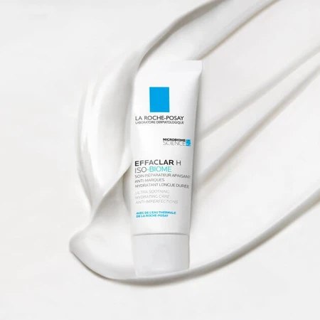 Крем для лица La Roche-Posay Effaclar H Iso-Biome интенсивно увлажняющий для восстановления обезвоженной проблемной кожи склонной к акне, 40 мл: цены и характеристики