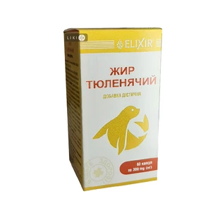 Жир Тюленячий капсули,  №60