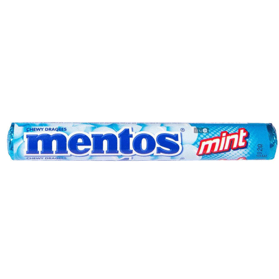 Жувальні драже Mentos М'ята, 37 г: ціни та характеристики