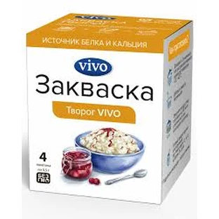 Закваска бактеріальна суха "сир кисломолочний vivo" 0,5 г №4