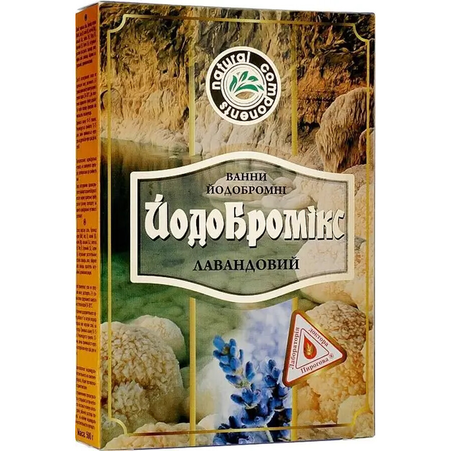 Йодобромна ванна Dr.Pirogov ЙодоБромікс Лавандовий, 500 г, 7 ванн: ціни та характеристики