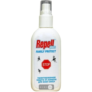 Средство от комаров Repell Plus Family Protect тоник 100 мл