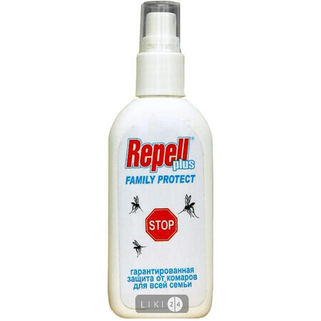 Засіб від комарів Repell Plus Family Protect тонік 100 мл