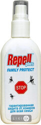 Средство от комаров Repell Plus Family Protect тоник 100 мл