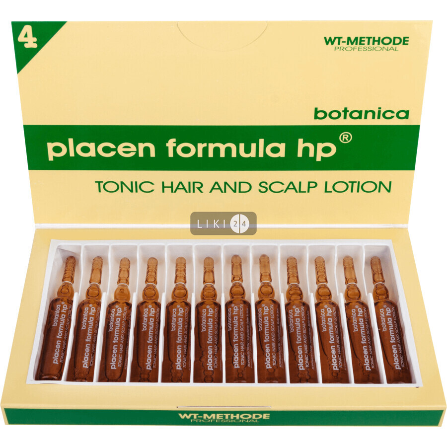 Средство для волос Placen Formula HP Botanica №4 ампулы 12 шт: цены и характеристики