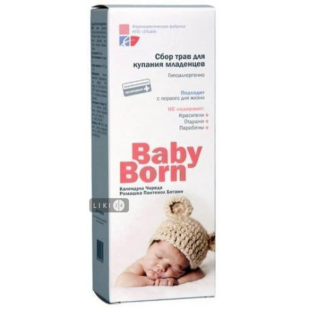 Засіб для купання немовлят серії "babyborn" "збір трав" 350 мл: ціни та характеристики