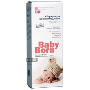 Засіб для купання немовлят серії "babyborn" "збір трав" 350 мл