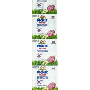 Засіб Picnic Baby пластини від комарів 10 шт