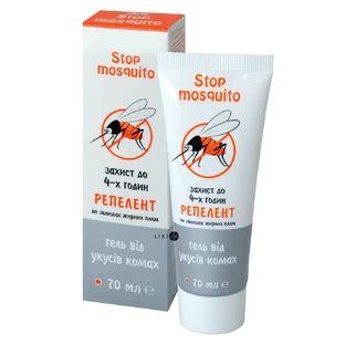 Репеллентный гель Stop Mosquito 70 мл туба