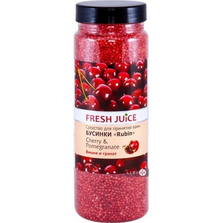 Засоби для ванн Fresh Juice Bath Bijou Rubin 450 г, Cherry & Pomegranate