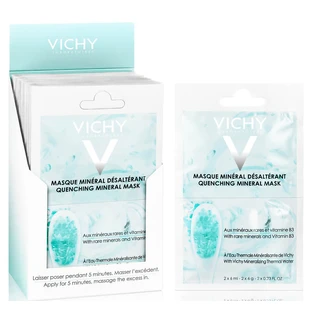 Мінеральна маска Vichy зволожувальна для шкіри обличчя 2 х 6 мл