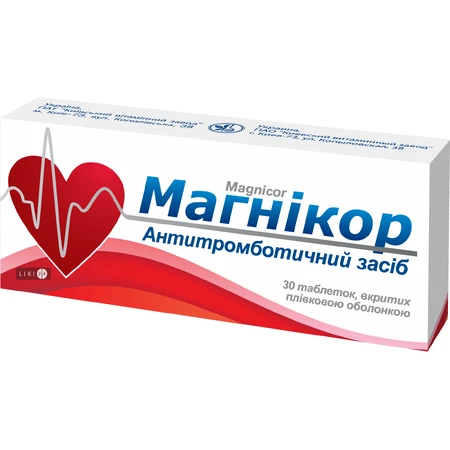 Магникор табл. п/плен. оболочкой блистер №30: цены и характеристики