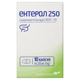 Энтерол 250 капс. 250 мг бутылка стекл., в картонной коробке №10