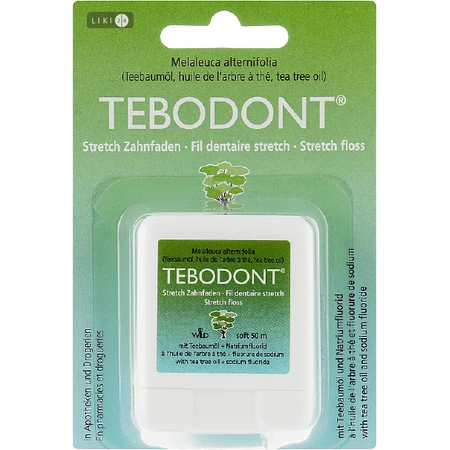 Зубная нить Dr. Wild Tebodont с маcлом чайного дерева, 50 м: цены и характеристики