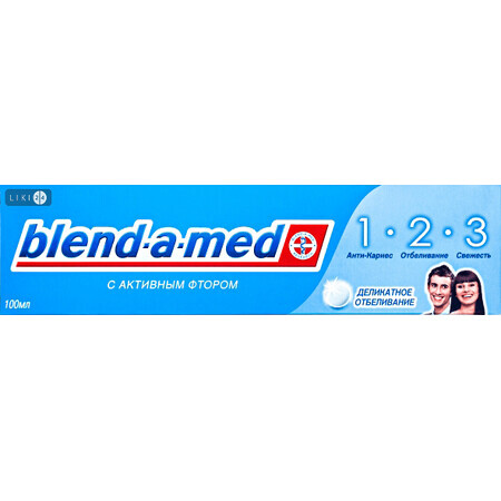 Зубна паста Blend-a-med 3-ефект Делікатне відбілювання, 100 мл