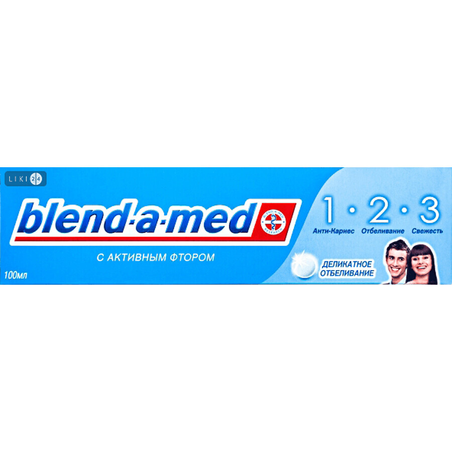 Зубная паста Blend-a-med 3-эффект Деликатное отбеливание, 100 мл: цены и характеристики