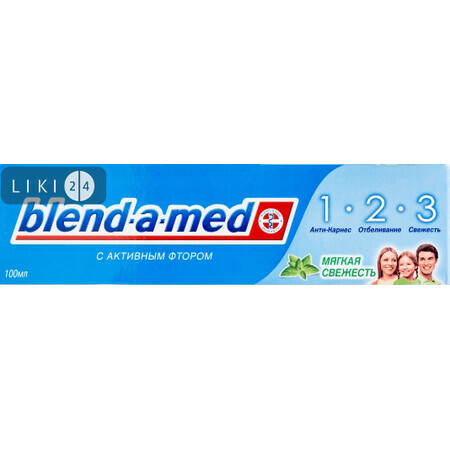 Зубная паста "blend-a-med 3-эффект" "Мягкая свежесть" 100 мл