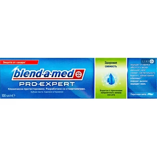 Зубная паста Blend-a-med Pro-expert Здоровая свежесть перечная мята, 100 мл