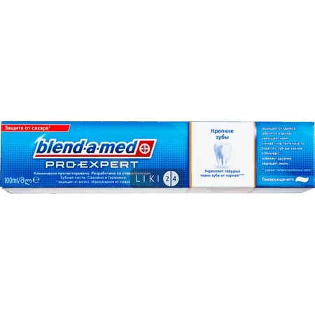Зубна паста Blend-a-med Pro-expert Міцні зуби тонізуюча м'ята, 100 мл: ціни та характеристики