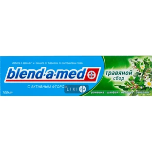 Зубна паста Blend-a-med Herbal collection Анти-карієс, 100 мл
