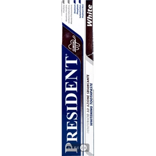 Зубна паста "president clinical" "white" 75 мл