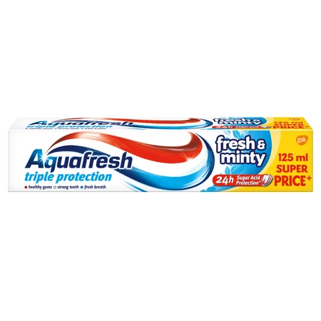 Зубна паста Aquafresh Освіжаючо-м'ятна, 125 мл : ціни та характеристики