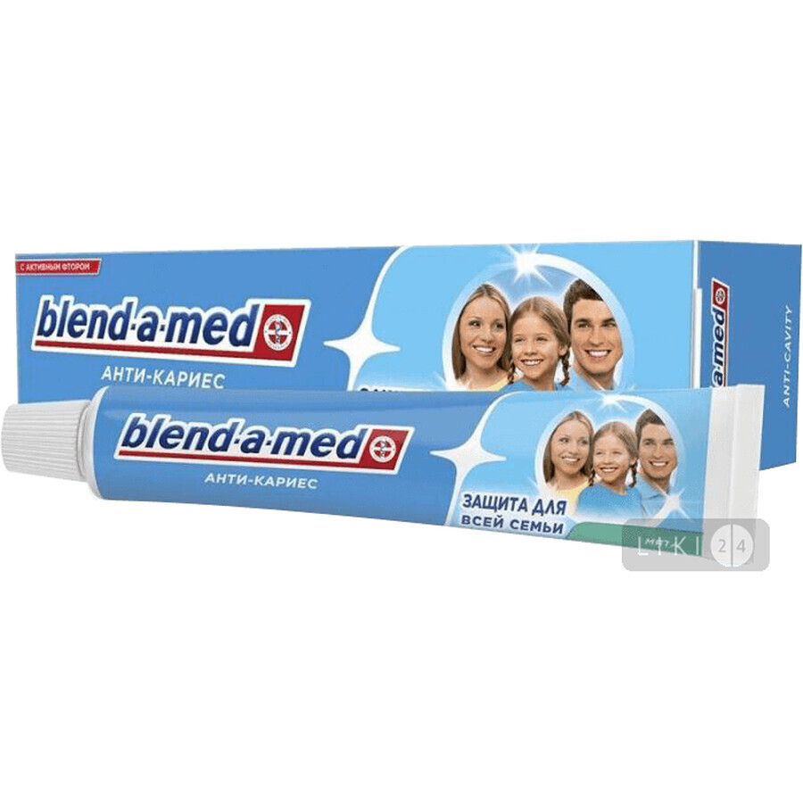 Зубна паста Blend-a-med Caviti Protection Calci-Stat Fresh Mint, 50 мл: ціни та характеристики