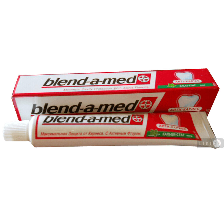 Зубна паста Blend-a-med Cavity Protection Calci-Stat Mild Mint, 100 мл : ціни та характеристики