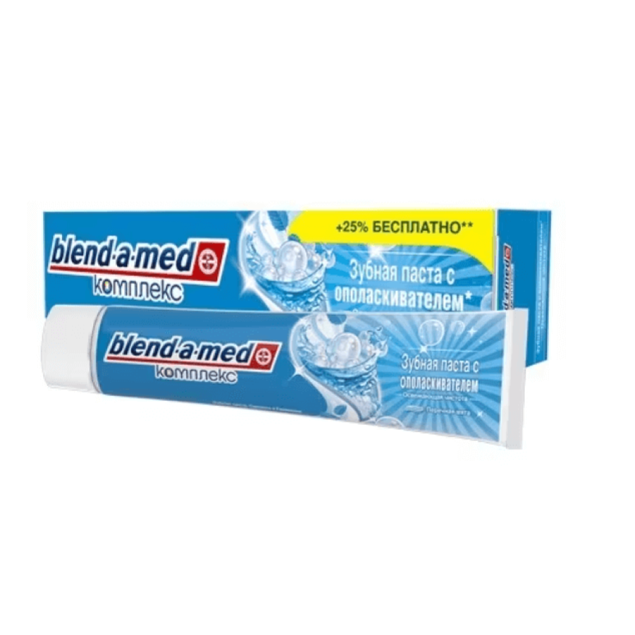 Зубна паста Blend-a-med Комплекс з ополіскувачем 100 мл: ціни та характеристики