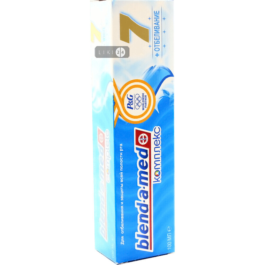 Зубная паста Blend-a-Med Complete+White 100 мл: цены и характеристики